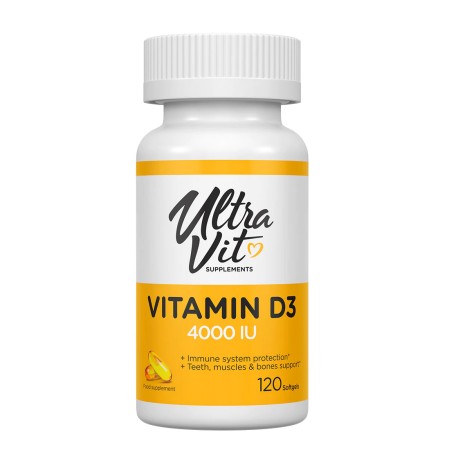 ULTRAVIT Vitamin D3 4000IU 120 mehkih kapsul							