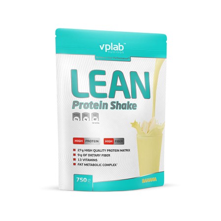 LEAN PROTEIN SHAKE z vlakninami, CLA, vitamini, izvlečkom zelenega čaja in lanenimi semeni.